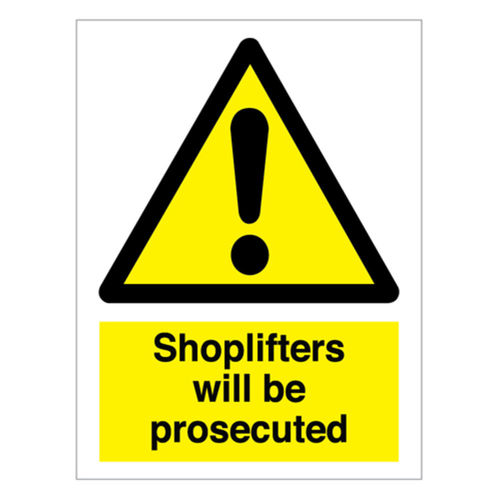 Shoplifters Sign (20273V)
